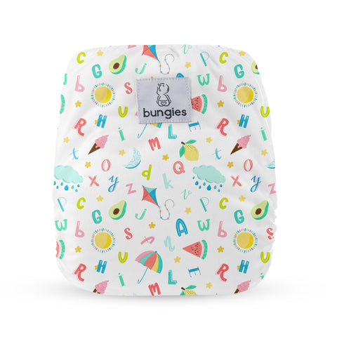 ABC's of Summer Cloth Diaper with Inserts