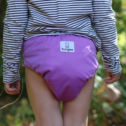 Purple Cloth Diaper - Bungies Diapers
