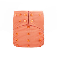 Camp Fire Orange Solid Cloth Diaper - Bungies Diapers