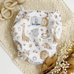 Born to Be Wild Cloth Diaper with Inserts - Bungies Diapers